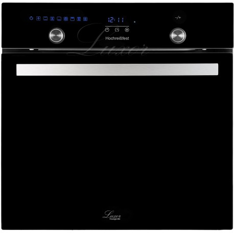 Духовой шкаф электрический Luxor HB 960 UNIQUE Black + 3 тонированных черных стекла двери