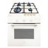 Газовий духовий шкаф з конвектором Luxor Qualitat WH + Газова поверхня Luxor EG 740 Wh WOK (комплект)