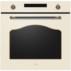 Luxor HB 978 Logic 60 CH Classico UNIQUE Ultra BG 3 скла дверей + камінь для піци, ретро, бежевий