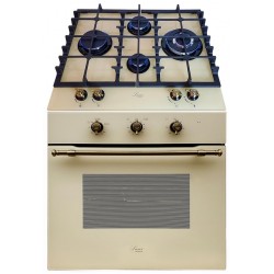 Газовий духовий шкаф з конвектором Luxor Qualitat BG Kup газова поверхня Luxor RG 650 BG Kup + Wok у подарунок