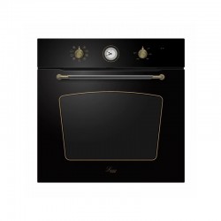 Luxor RPL 60 BL Classico UNIQUE Mexanic AN 3 скла дверей + прихватка в подарунок, ретро антрацит, чорний