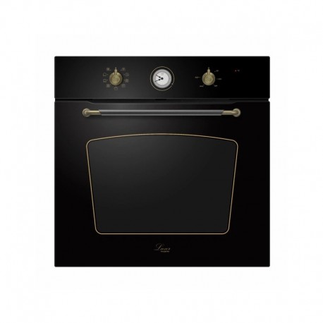 Luxor RPL 60 BL Classico UNIQUE Mexanic AN 3 скла дверей + прихватка в подарунок, ретро антрацит, чорний