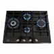 Комплект техніки Luxor RPL 60 BL Classico UNIQUE Mexanic AN 3 скла  Газова поверхня RG 650 BK KUP EM з металевою прихваткою