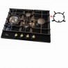Luxor Gold Retro 60 Emaille Turbo Wok Italy BK з круглою підставкою для Wok