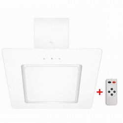 Витяжка Luxor Alicante Laura 1450 WH LED + пульт дистанційного керування, біле скло