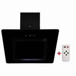 Витяжка Luxor Alicante Laura 1450 ВК LED + пульт дистанційного керування, чорне скло