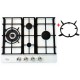 Luxor R Black 65 Emaille Turbo Wok Italy + кругла підставка Wok у подарунок, білий