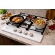 Luxor R Black 65 Emaille Turbo Wok Italy + кругла підставка Wok у подарунок, білий