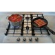 Luxor R Black 65 Emaille Turbo Wok Italy + кругла підставка Wok у подарунок, білий